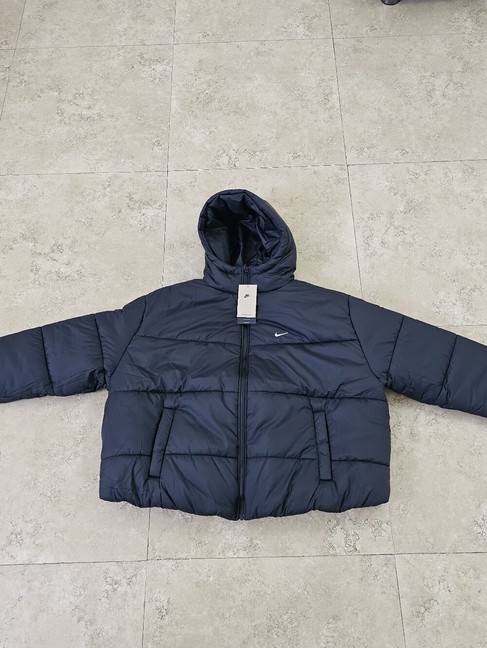 Nike Metro Therma Fit Puffer Jacket Black Women’s Size 1X FZ5901-010 $140 NWT